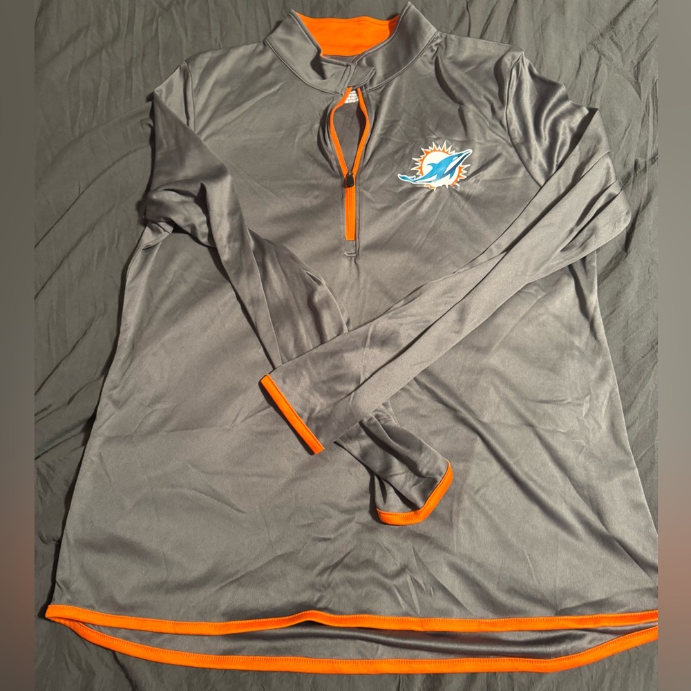 Fanatics Miami Dolphins Quarter-Zip Pullover